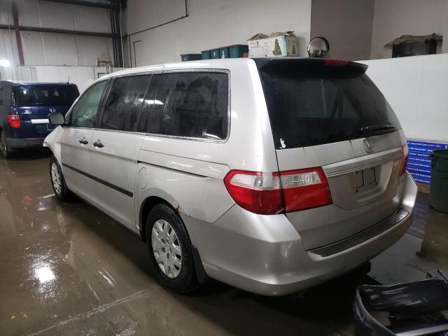Photo 2 from auction – 2007 HONDA ODYSSEY LX with VIN 5FNRL38257B044495