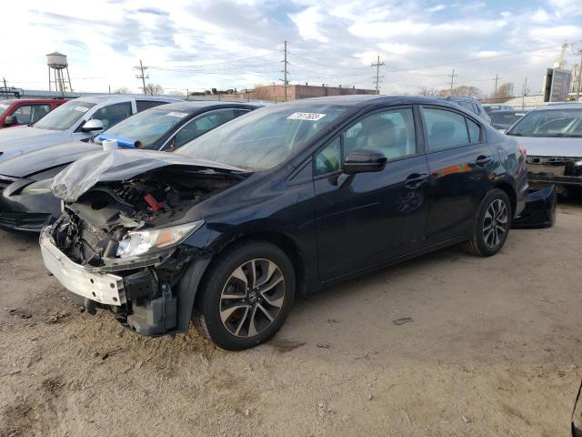 HONDA CIVIC EX 2014 with VIN 19XFB2F83EE062228 - Photo from auction
