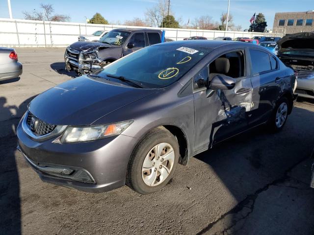 Photo 1 from auction – 2014 HONDA CIVIC LX with VIN 2HGFB2F53EH551952