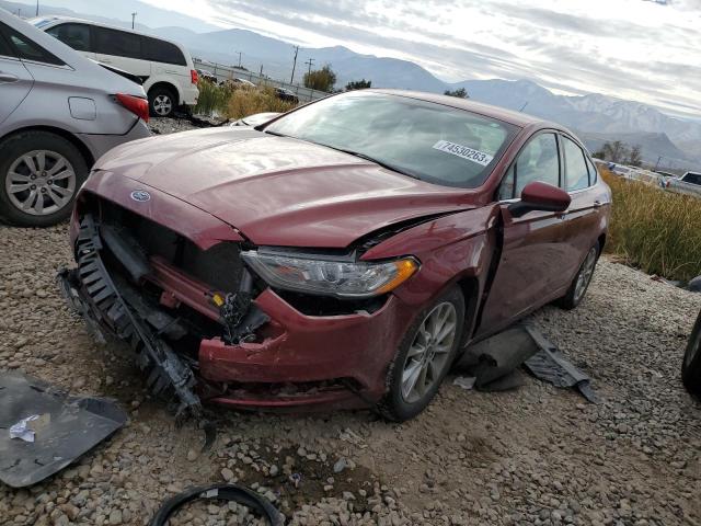 Photo 1 from auction – 2017 FORD FUSION SE with VIN 3FA6P0HD8HR407773