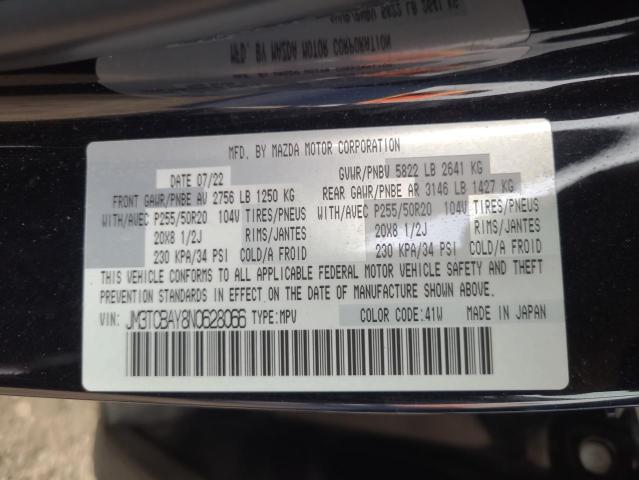 Photo 14 from auction – 2022 MAZDA CX-9 TOURI with VIN JM3TCBAY8N0628066