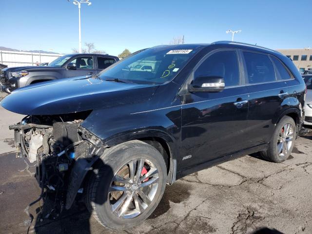 KIA SORENTO SX 2014 with VIN 5XYKWDA77EG456752 - Photo from auction