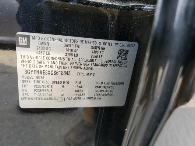 Photo 14 from auction – 2012 CADILLAC SRX LUXURY with VIN 3GYFNAE3XCS618843