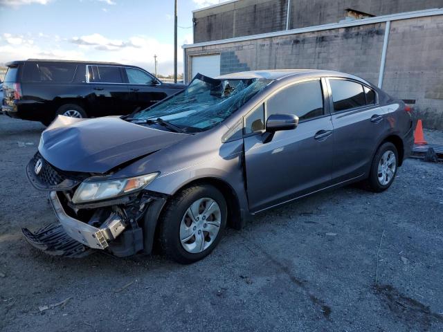 HONDA CIVIC LX 2014 with VIN 19XFB2F58EE052123 - Photo from auction