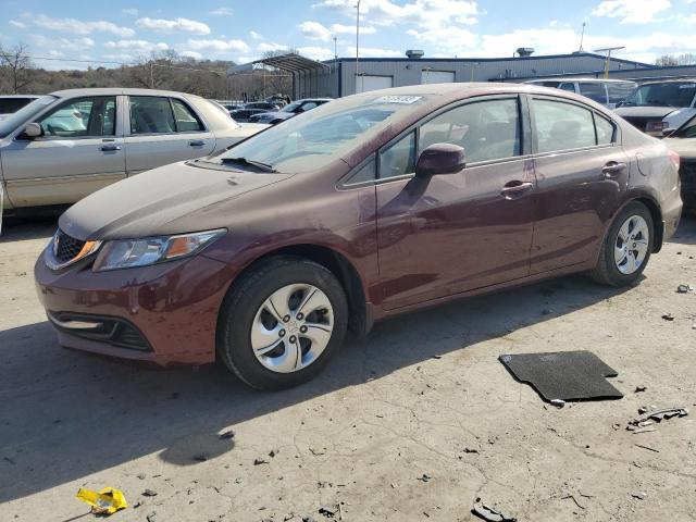 HONDA CIVIC LX 2013 with VIN 19XFB2F51DE091957 - Photo from auction