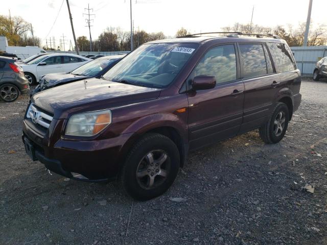 HONDA PILOT EXL 2007 with VIN 5FNYF18567B009028 - Photo from auction