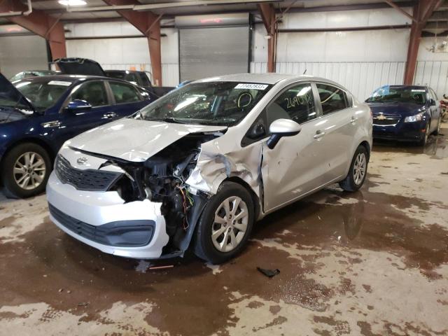 KIA RIO LX 2013 with VIN KNADM4A34D6109406 - Photo from auction