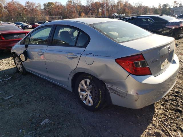 Photo 2 from auction – 2012 HONDA CIVIC LX with VIN 19XFB2F59CE303471