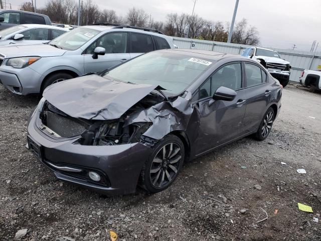 HONDA CIVIC EXL 2014 with VIN 19XFB2F9XEE060467 - Photo from auction