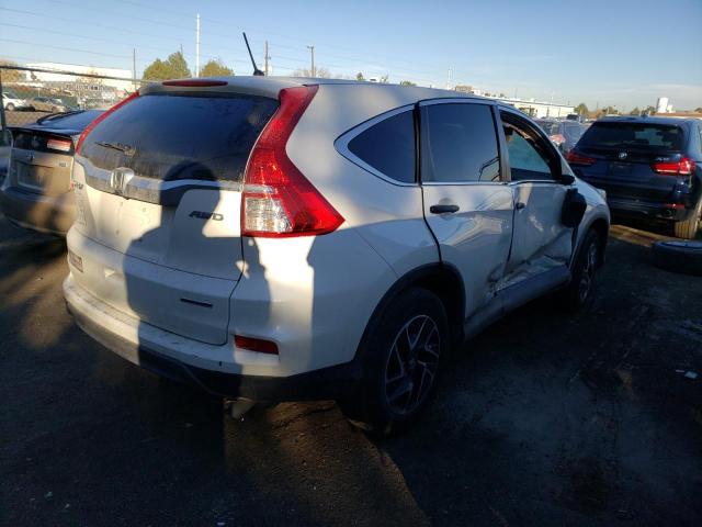 Photo 3 from auction – 2016 HONDA CR-V SE with VIN 5J6RM4H44GL122003