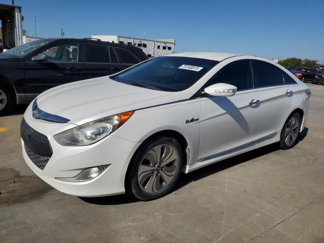 HYUNDAI SONATA HYB 2015 with VIN KMHEC4A49FA120545 - Photo from auction