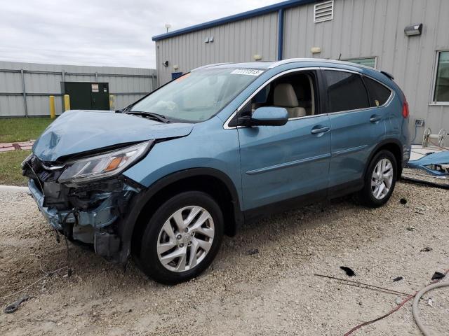 HONDA CR-V EXL 2015 with VIN 2HKRM3H77FH537460 - Photo from auction