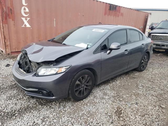 HONDA CIVIC EXL 2013 with VIN 19XFB2F99DE011985 - Photo from auction