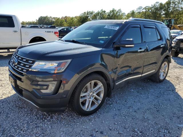 FORD EXPLORER L 2017 with VIN 1FM5K7F86HGC76378 - Photo from auction