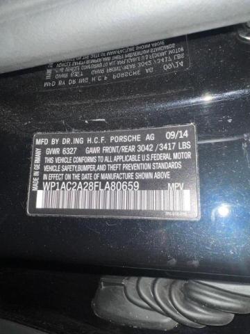 Photo 10 from auction – 2015 PORSCHE CAYENNE TU with VIN WP1AC2A28FLA80659
