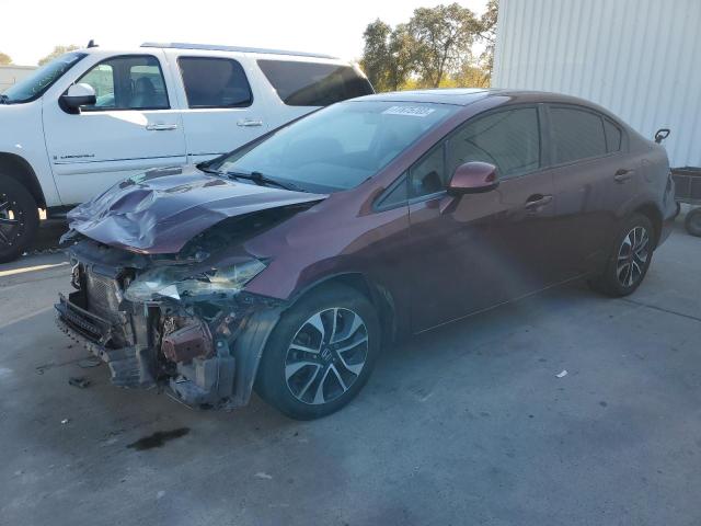 HONDA CIVIC EX 2013 with VIN 19XFB2F89DE213071 - Photo from auction