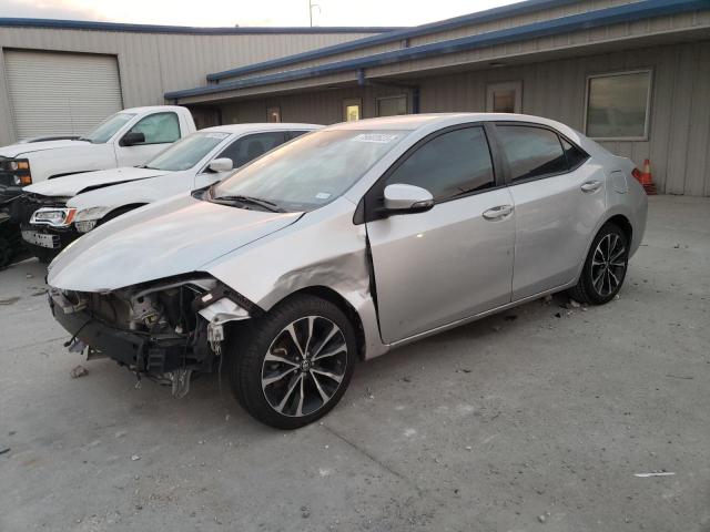 TOYOTA COROLLA L 2018 with VIN 5YFBURHE3JP784571 - Photo from auction