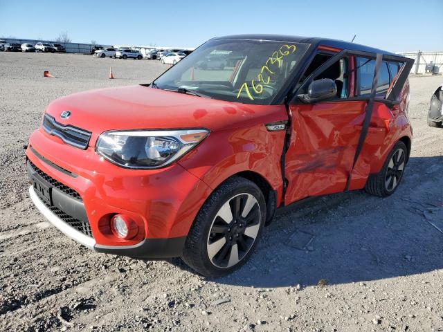 KIA SOUL + 2019 with VIN KNDJP3A52K7632567 - Photo from auction