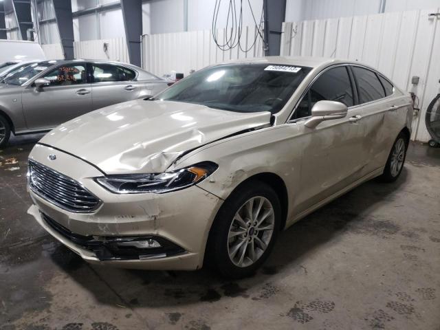 FORD FUSION SE 2017 with VIN 3FA6P0HD9HR412738 - Photo from auction