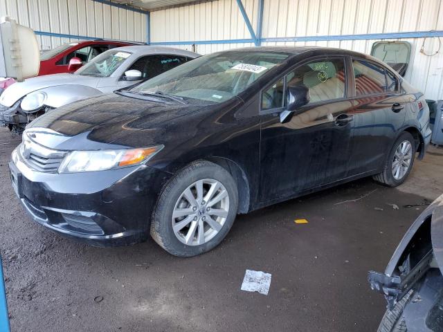 HONDA CIVIC EX 2012 with VIN 2HGFB2F84CH587060 - Photo from auction