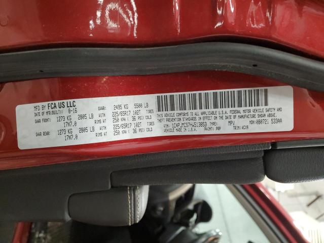Photo 14 from auction – 2017 JEEP CHEROKEE L with VIN 1C4PJMCS7HW513853