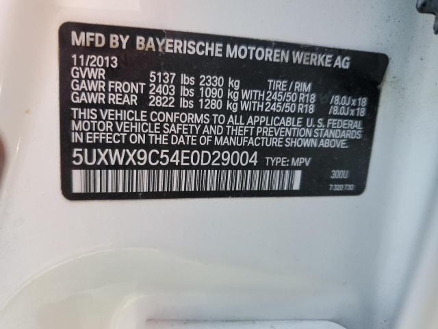 Photo 14 from auction – 2014 BMW X3 XDRIVE2 with VIN 5UXWX9C54E0D29004