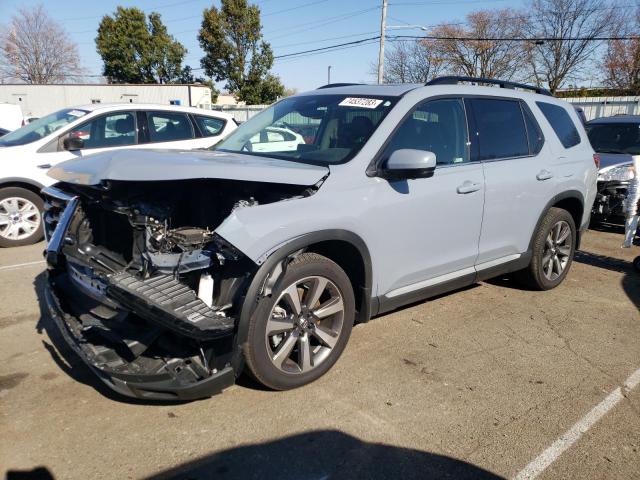 Photo 1 from auction – 2023 HONDA PILOT ELIT with VIN 5FNYG1H85PB010100