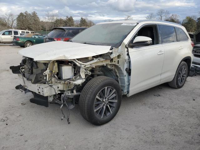 TOYOTA HIGHLANDER 2018 with VIN 5TDJZRFH8JS556390 - Photo from auction