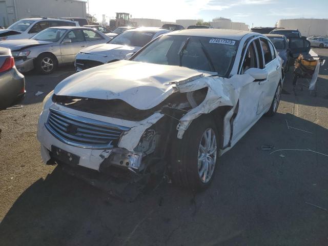 INFINITI G37 BASE 2012 with VIN JN1CV6AP4CM626227 - Photo from auction