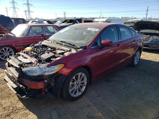 FORD FUSION SE 2019 with VIN 3FA6P0HD7KR248073 - Photo from auction