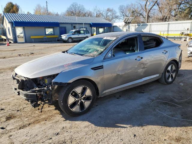 KIA OPTIMA HYB 2013 with VIN KNAGM4AD4D5048974 - Photo from auction