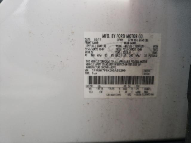 Photo 14 from auction – 2013 FORD EXPLORER L with VIN 1FM5K7F8XDGA53299