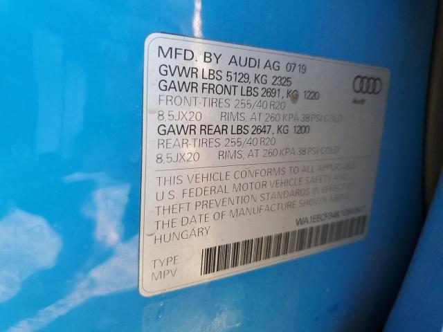 Photo 14 from auction – 2019 AUDI Q3 PREMIUM with VIN WA1EECF34K1084907
