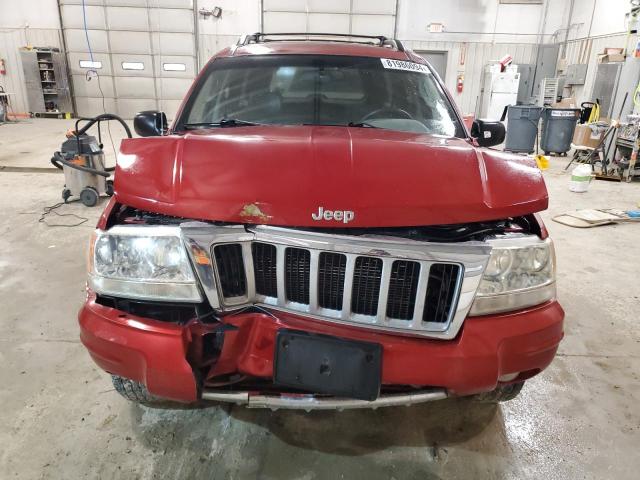 Photo 5 from auction – 2004 JEEP GRAND CHER with VIN 1J4GW58N14C286644