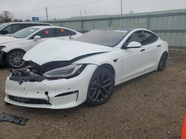 TESLA MODEL S 2021 with VIN 5YJSA1E64MF443395 - Photo from auction