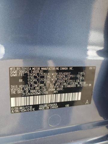 Zdjęcie 14 z aukcji – 2011 TOYOTA RAV4 z VIN 2T3ZK4DV0BW012906
