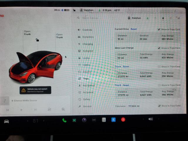 Photo 9 from auction – 2018 TESLA MODEL 3 with VIN 5YJ3E1EA9JF060805
