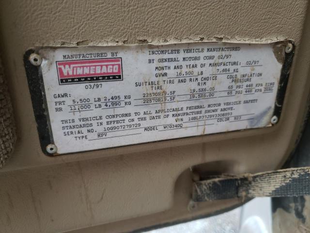 Photo 10 from auction – 1997 WINNEBAGO HC with VIN 1GBLP37J9V3308593