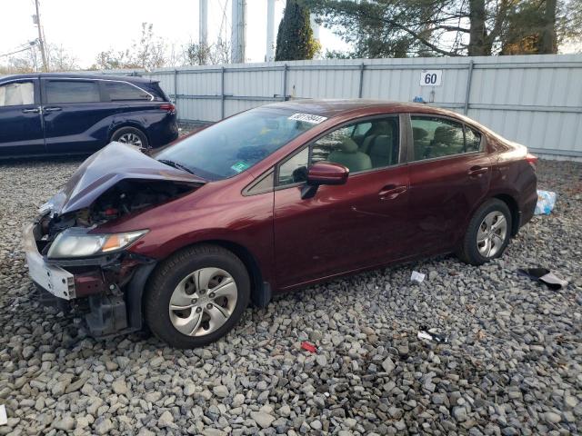 HONDA CIVIC LX 2014 with VIN 19XFB2F55EE231137 - Photo from auction