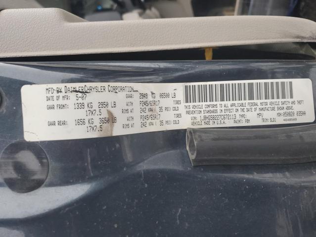 Photo 14 from auction – 2007 JEEP COMMANDER with VIN 1J8HG58227C672113