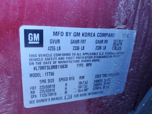 Photo 14 from auction – 2021 CHEVROLET TRAILBLAZE with VIN KL79MTSL0MB116830