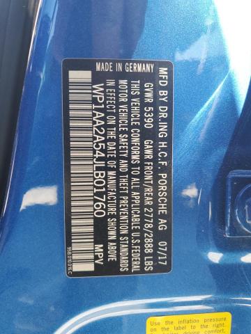 Photo 14 from auction – 2018 PORSCHE MACAN with VIN WP1AA2A54JLB01760