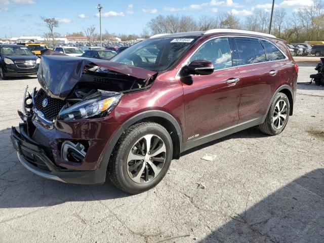 KIA SORENTO EX 2016 with VIN 5XYPHDA53GG132456 - Photo from auction