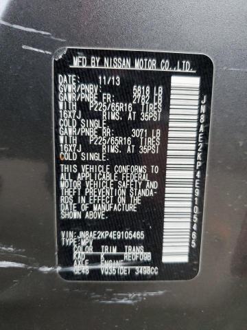 Photo 14 from auction – 2014 NISSAN QUEST S with VIN JN8AE2KP4E9105465