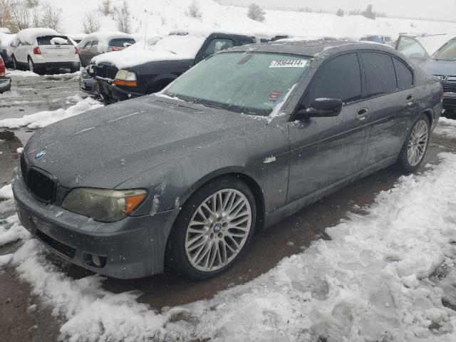 BMW 750 I 2007 with VIN WBAHL83587DT08789 - Photo from auction