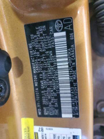 Photo 14 from auction – 2009 TOYOTA COROLLA MA with VIN 2T1KU40E99C118955