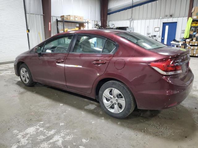 Photo 2 from auction – 2013 HONDA CIVIC LX with VIN 19XFB2F51DE045254