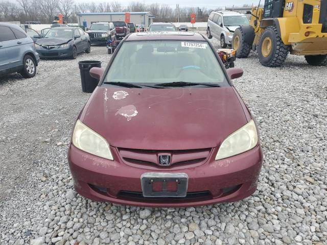 Photo 5 from auction – 2004 HONDA CIVIC EX with VIN 2HGES26724H615314