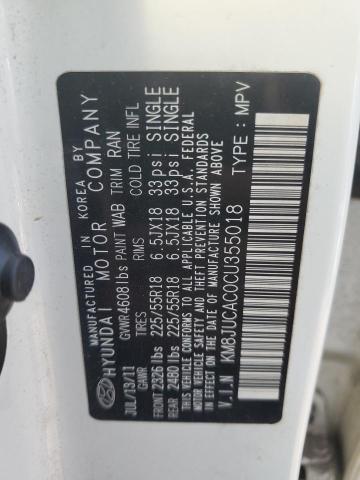 Photo 14 from auction – 2012 HYUNDAI TUCSON GLS with VIN KM8JUCAC0CU355018
