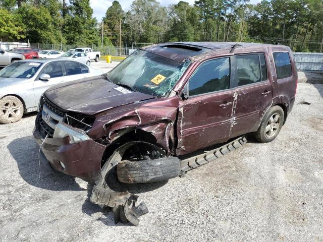 HONDA PILOT EXL 2011 with VIN 5FNYF3H54BB050391 - Photo from auction